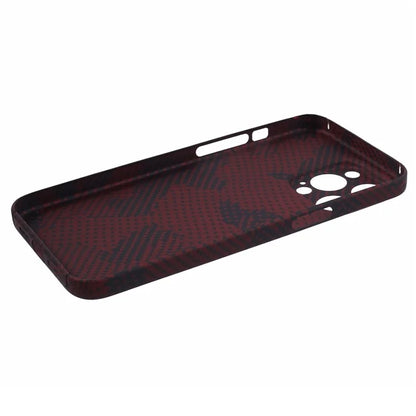 For iPhone 14 Pro Max Case Carbon Fiber Texture Camouflage Precise Cutout Protective Shell