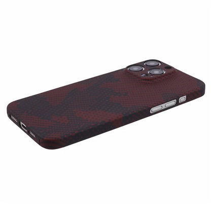 For iPhone 14 Pro Max Case Carbon Fiber Texture Camouflage Precise Cutout Protective Shell