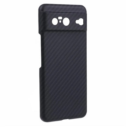 Aramid Fiber Phone Cover for Google Pixel 8 Case 1500D Coarse Texture Black Phone Shell Precise Lens Cutout
