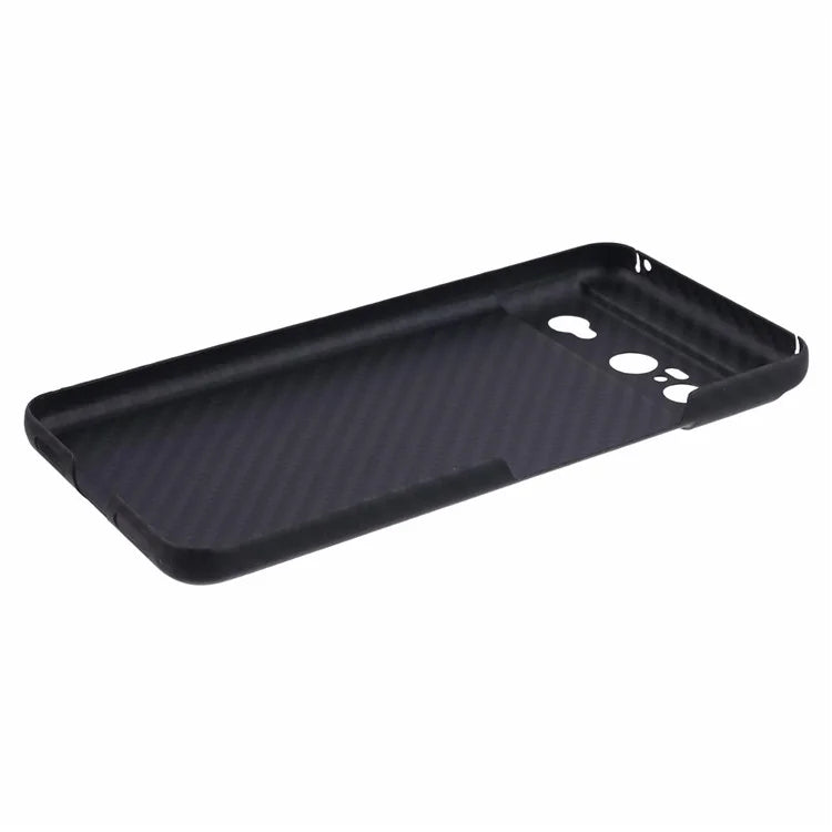 Aramid Fiber Phone Cover for Google Pixel 8 Case 1500D Coarse Texture Black Phone Shell Precise Lens Cutout