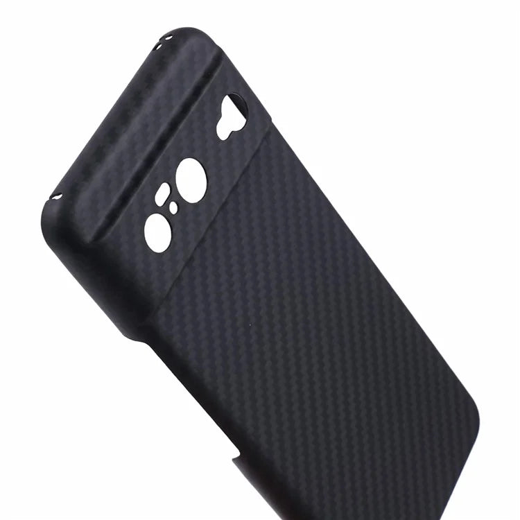 Aramid Fiber Phone Cover for Google Pixel 8 Case 1500D Coarse Texture Black Phone Shell Precise Lens Cutout