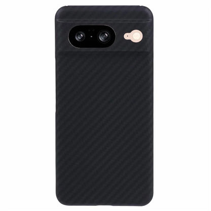 For Google Pixel 8 Case 1500D Coarse Texture Black Aramid Fiber Carbon Fiber Texture Phone Cover (Precise Cutout)