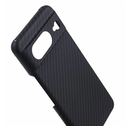 For Google Pixel 8 Case 1500D Coarse Texture Black Aramid Fiber Carbon Fiber Texture Phone Cover (Precise Cutout)