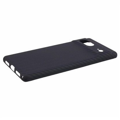 Aramid Fiber Slim Case for Google Pixel 7 5G Case 1500D Coarse Texture Black Phone Cover (Big Rear Lens Hole)