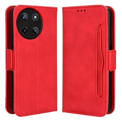 For Realme 11 4G (159.9x73.3x7.95mm) Wallet Case PU Leather Multiple Card Slots  Phone Cover