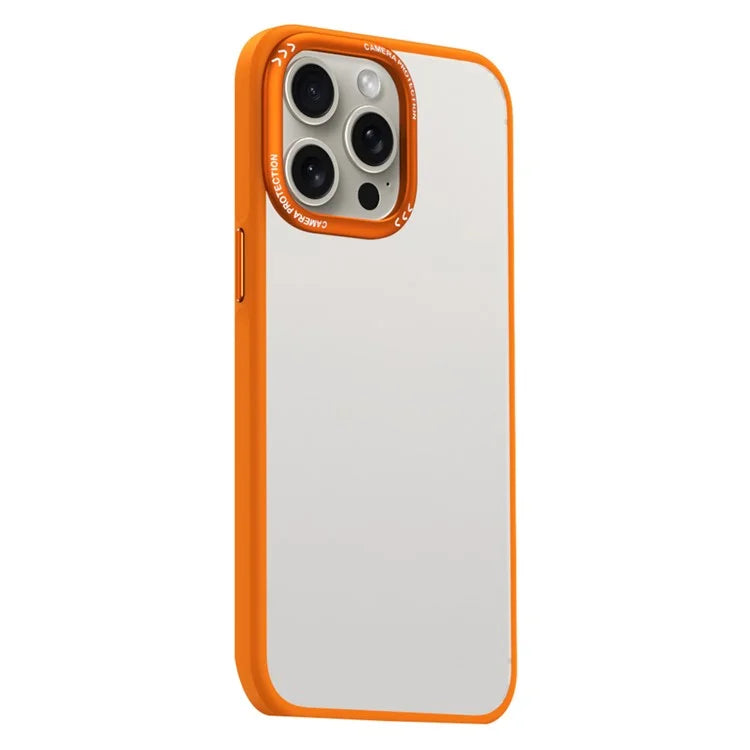 For iPhone 15 Pro Matte Case Anti-Scratch PC+TPU Phone Cover