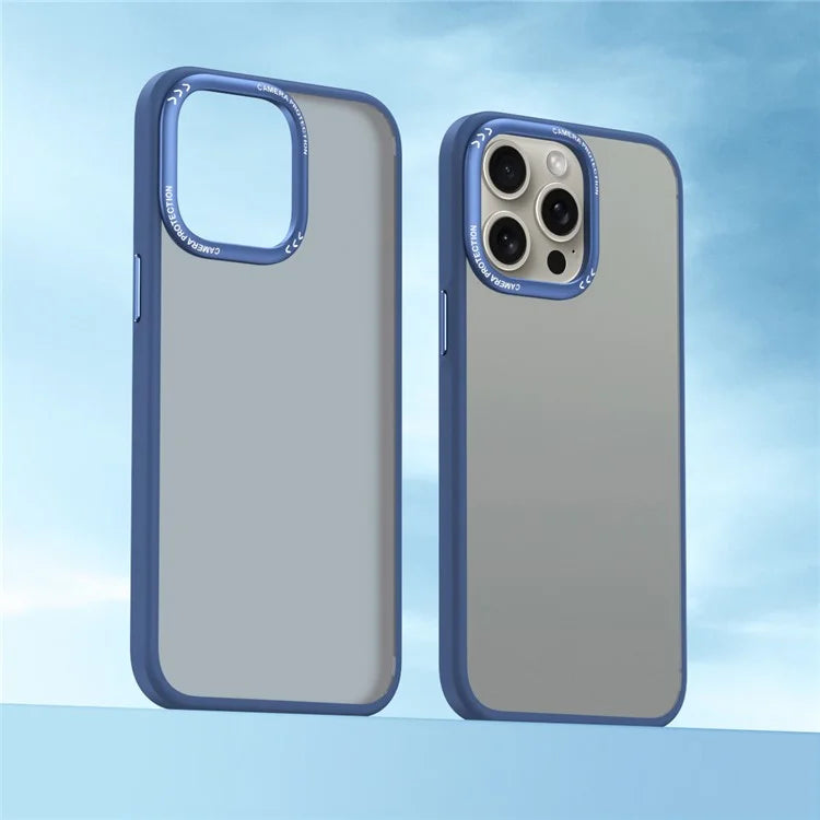 For iPhone 15 Pro Matte Case Anti-Scratch PC+TPU Phone Cover