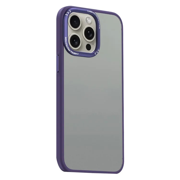 For iPhone 15 Pro Matte Case Anti-Scratch PC+TPU Phone Cover