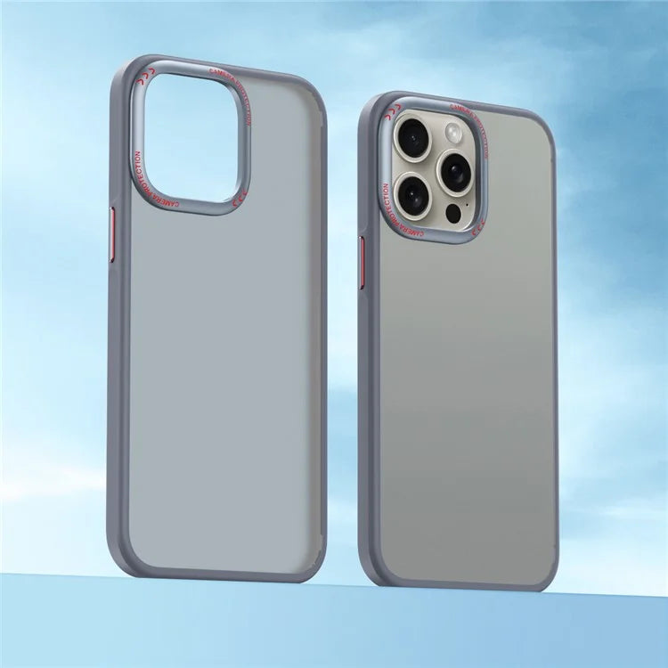 For iPhone 15 Pro Matte Case Anti-Scratch PC+TPU Phone Cover