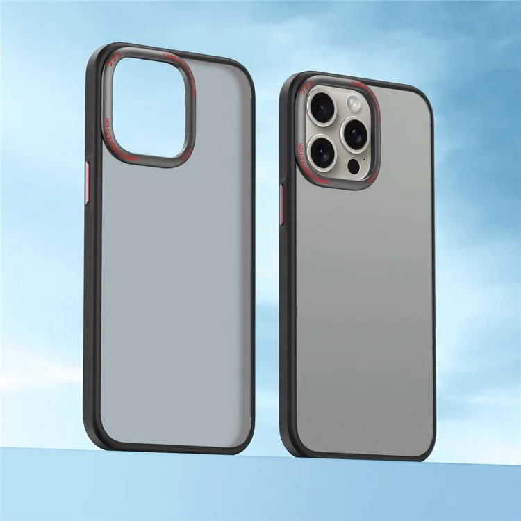 For iPhone 15 Pro Matte Case Anti-Scratch PC+TPU Phone Cover