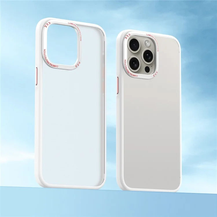 For iPhone 15 Pro Matte Case Anti-Scratch PC+TPU Phone Cover