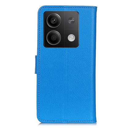 For Xiaomi Redmi Note 13 5G / 13 5G (China) Case PU Leather Litchi Texture Flip Wallet Phone Protector