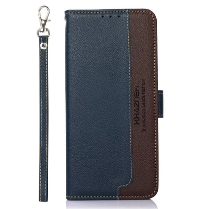 KHAZNEH For Xiaomi Redmi Note 13 5G / 13 5G (China) Cell Phone Case RFID Blocking Litchi Texture Protective Cover