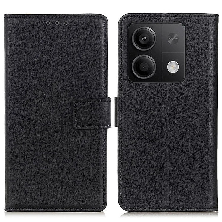 For Xiaomi Redmi Note 13 5G / 13 5G (China) Case Anti-Scratch PU Leather Drop-Proof Cell Phone Cover Wallet
