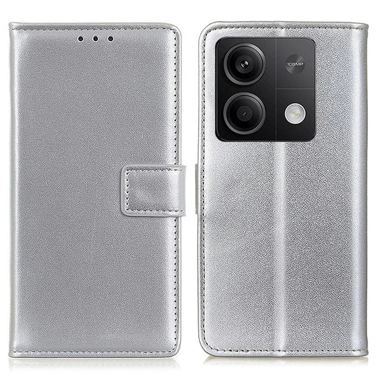 For Xiaomi Redmi Note 13 5G / 13 5G (China) Case Anti-Scratch PU Leather Drop-Proof Cell Phone Cover Wallet