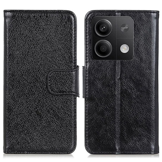 For Xiaomi Redmi Note 13 5G / 13 5G (China) Case Nappa Texture Wallet Cover Split Leather Phone Shell