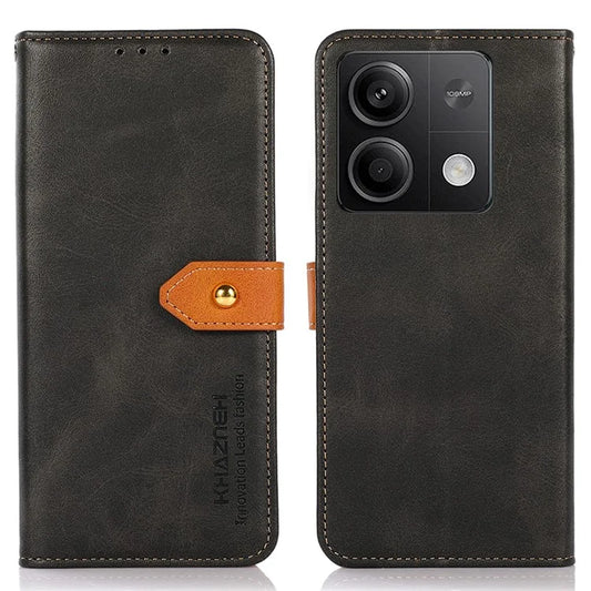 KHAZNEH For Xiaomi Redmi Note 13 5G / 13 5G (China) Phone Case PU Leather Wallet Stand Phone Cover Shell
