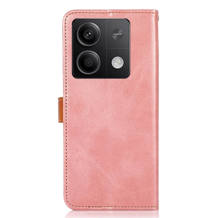 KHAZNEH For Xiaomi Redmi Note 13 5G / 13 5G (China) Phone Case PU Leather Wallet Stand Phone Cover Shell
