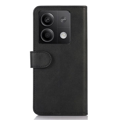 For Xiaomi Redmi Note 13 5G / 13 5G (China) Case Cowhide Texture Shockproof Phone Cover Wallet