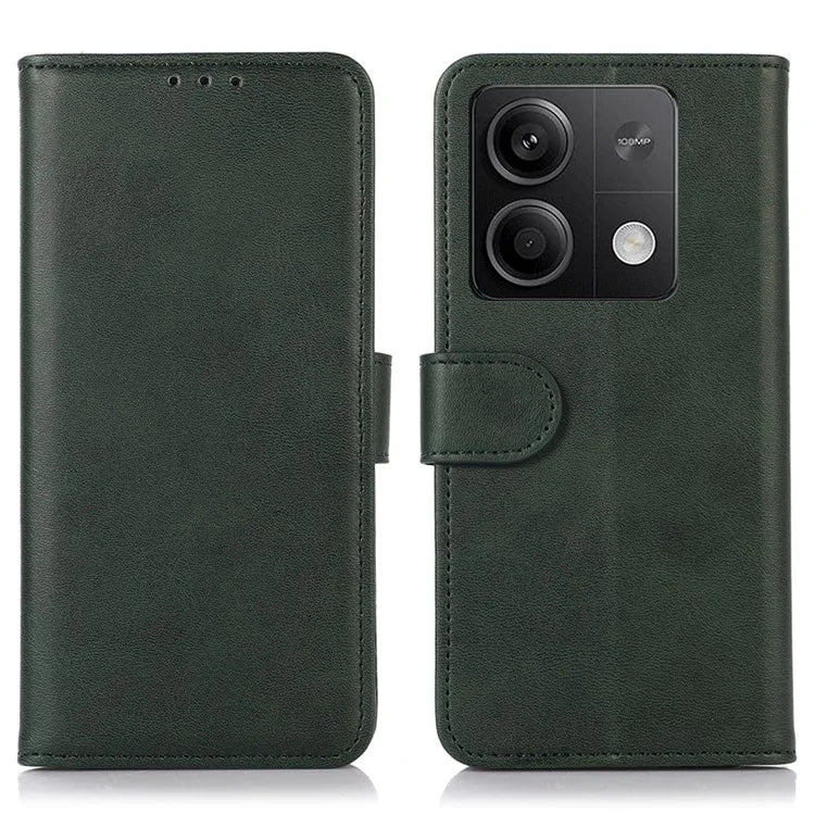 For Xiaomi Redmi Note 13 5G / 13 5G (China) Case Cowhide Texture Shockproof Phone Cover Wallet
