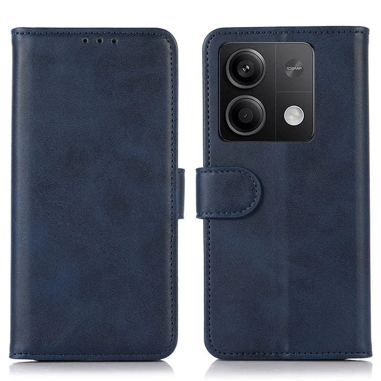 For Xiaomi Redmi Note 13 5G / 13 5G (China) Case Cowhide Texture Shockproof Phone Cover Wallet