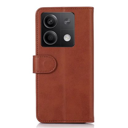 For Xiaomi Redmi Note 13 5G / 13 5G (China) Case Cowhide Texture Shockproof Phone Cover Wallet