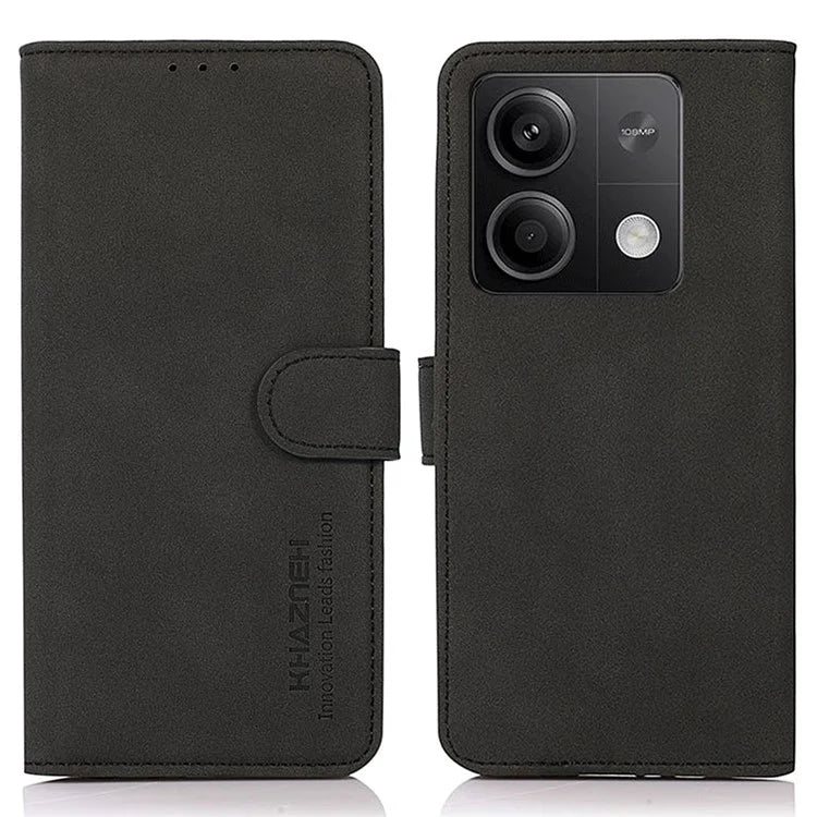 KHAZNEH For Xiaomi Redmi Note 13 5G / 13 5G (China) Case PU Leather Wallet Stand Phone Protector