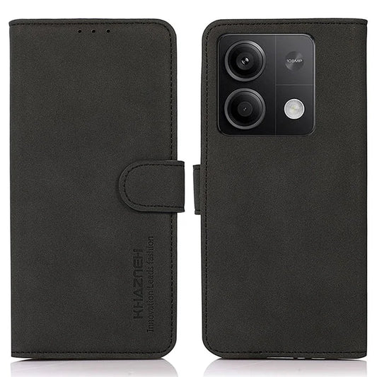 KHAZNEH For Xiaomi Redmi Note 13 5G / 13 5G (China) Case PU Leather Wallet Stand Phone Protector