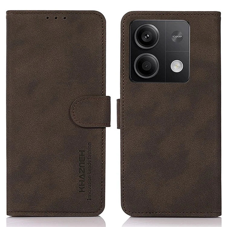 KHAZNEH For Xiaomi Redmi Note 13 5G/13 5G (China) Case PU Leather Wallet Stand Phone Protector