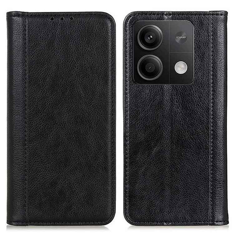 For Xiaomi Redmi Note 13 5G / 13 5G (China) Case Stand Split Leather Magnetic Cell Phone Cover