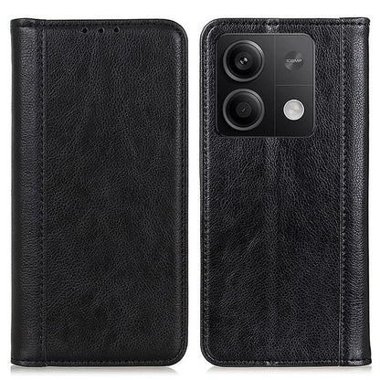 For Xiaomi Redmi Note 13 5G / 13 5G (China) Case Stand Split Leather Magnetic Cell Phone Cover