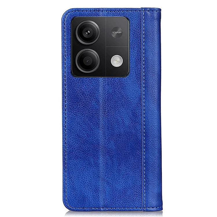 For Xiaomi Redmi Note 13 5G / 13 5G (China) Case Stand Split Leather Magnetic Cell Phone Cover