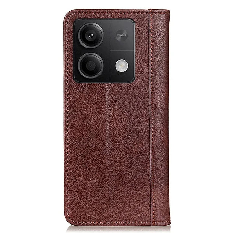 For Xiaomi Redmi Note 13 5G / 13 5G (China) Case Stand Split Leather Magnetic Cell Phone Cover