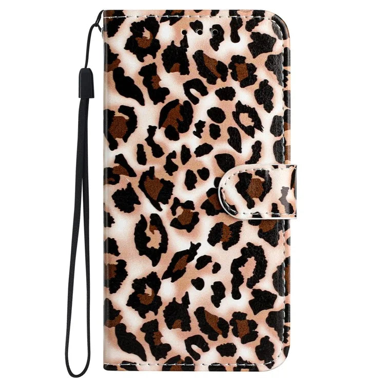 For Samsung Galaxy A35 5G Magnetic Case Pattern Printing PU Leather  Phone Stand Cover