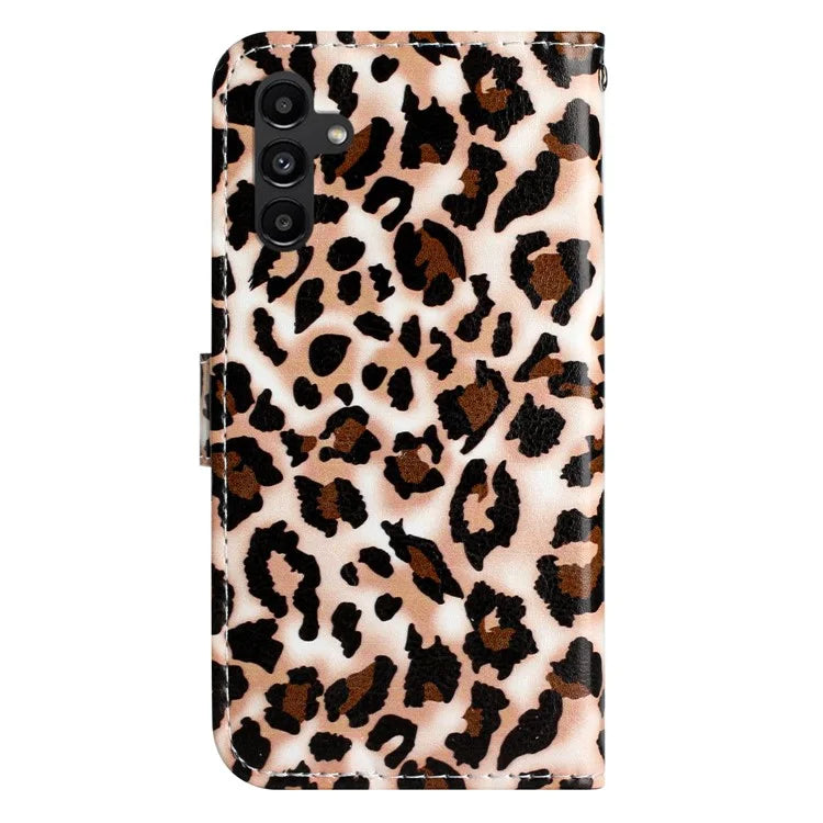 For Samsung Galaxy A35 5G Magnetic Case Pattern Printing PU Leather  Phone Stand Cover