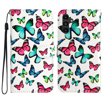 For Samsung Galaxy A35 5G Magnetic Case Pattern Printing PU Leather  Phone Stand Cover