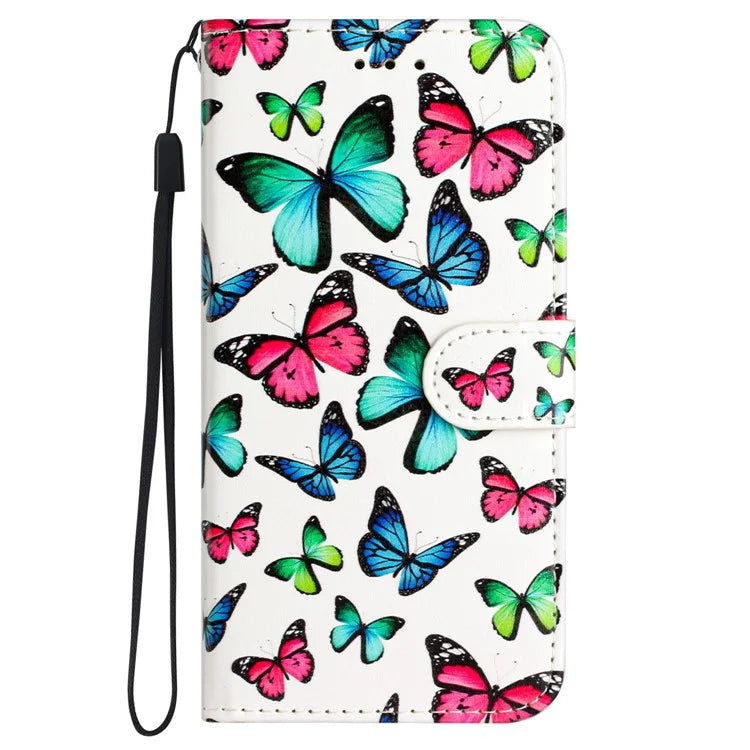 For Samsung Galaxy A35 5G Magnetic Case Pattern Printing PU Leather  Phone Stand Cover