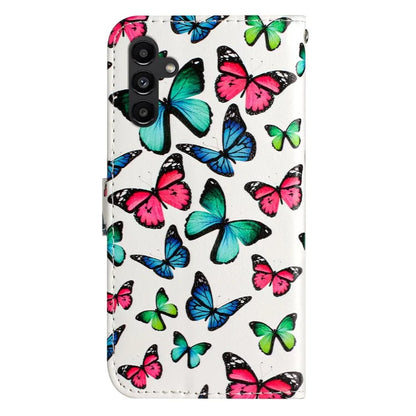 For Samsung Galaxy A35 5G Magnetic Case Pattern Printing PU Leather  Phone Stand Cover