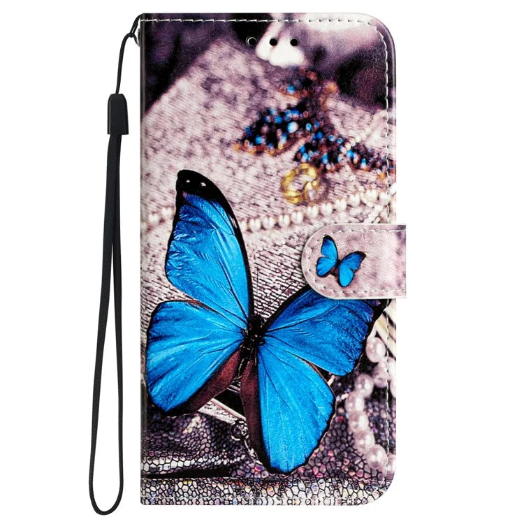 For Samsung Galaxy A35 5G Magnetic Case Pattern Printing PU Leather Phone Stand Cover