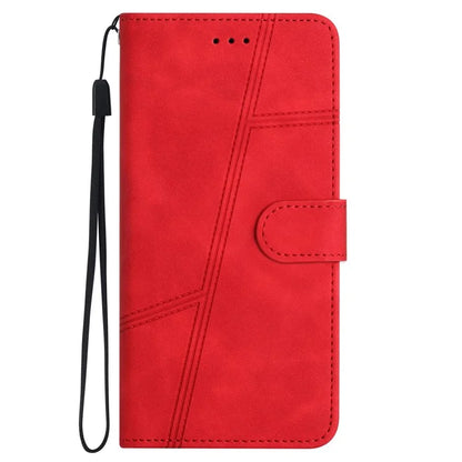 For Samsung Galaxy A35 5G Phone Case Lines Imprinted Leather Wallet Cover