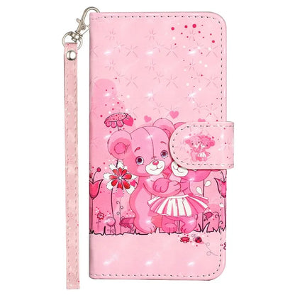 For Samsung Galaxy A35 5G Case 3D Pattern Print Leather Wallet Cellphone Cover
