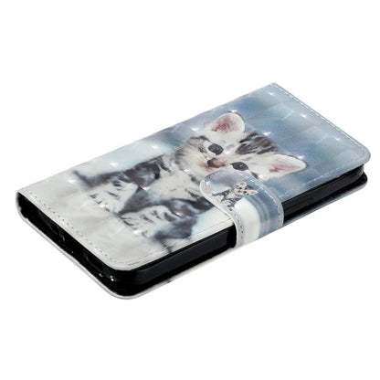 For Samsung Galaxy A35 5G Case 3D Pattern Print Leather Wallet Cellphone Cover