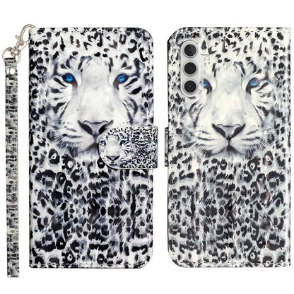 For Samsung Galaxy A35 5G Case 3D Pattern Print Leather Wallet Cellphone Cover