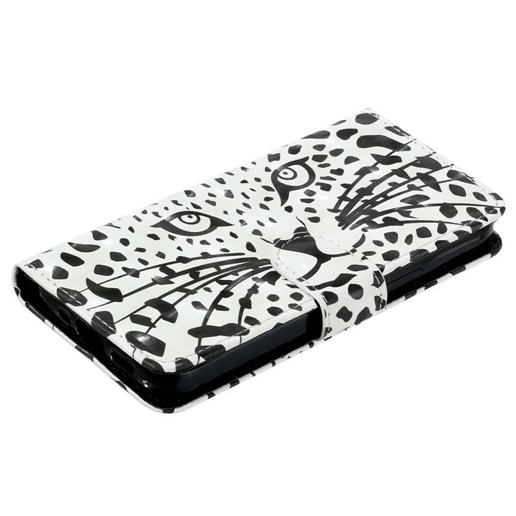 For Samsung Galaxy A35 5G Case 3D Pattern Print Leather Wallet Cellphone Cover Head