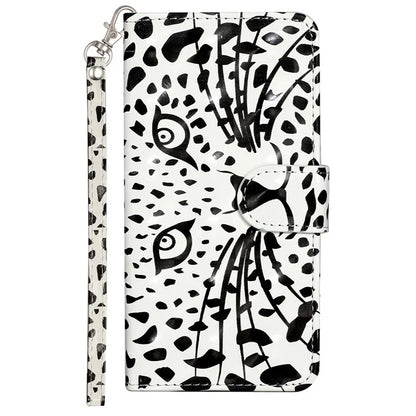 For Samsung Galaxy A35 5G Case 3D Pattern Print Leather Wallet Cellphone Cover Head