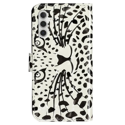 For Samsung Galaxy A35 5G Case 3D Pattern Print Leather Wallet Cellphone Cover Head