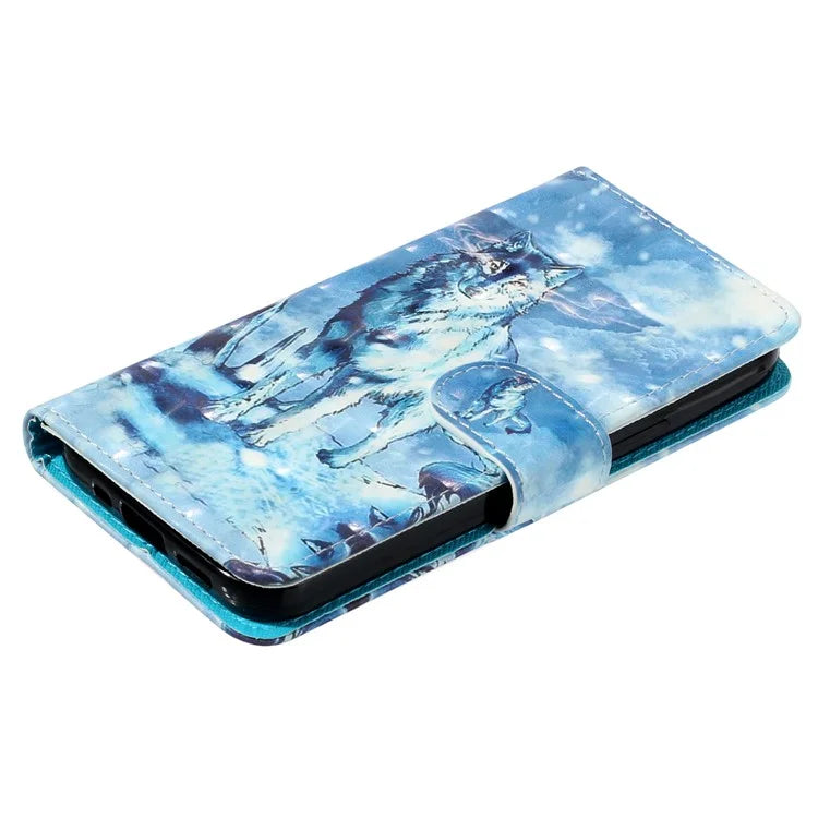 For Samsung Galaxy A35 5G Case 3D Pattern Print Leather Wallet Cellphone Cover