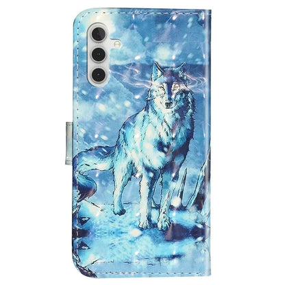 For Samsung Galaxy A35 5G Case 3D Pattern Print Leather Wallet Cellphone Cover