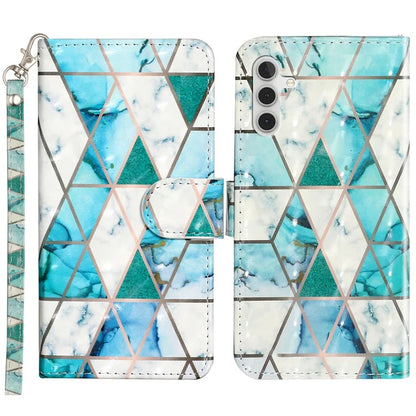For Samsung Galaxy A35 5G Case 3D Pattern Print Leather Wallet Cellphone Cover