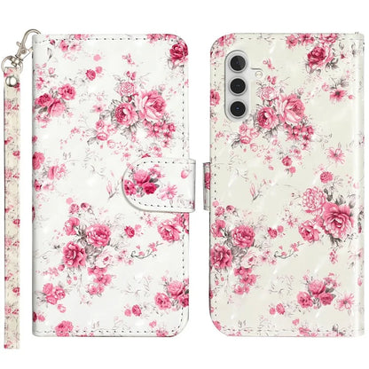 For Samsung Galaxy A35 5G Case 3D Pattern Print Leather Wallet Cellphone Cover